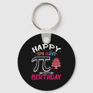 Chaveiro Aniversário do Dia do Pi Amante da Matemática Feli