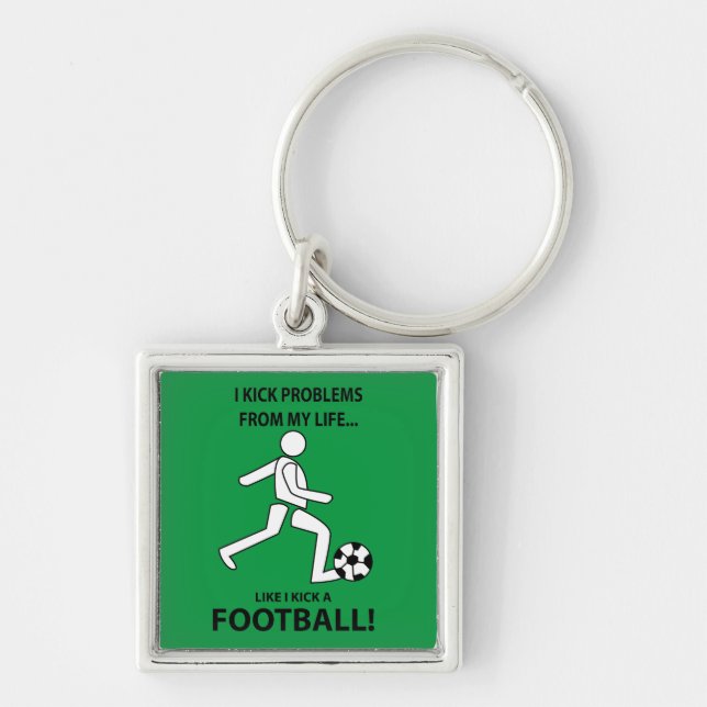 Chaveiro Aniversário do Futebol favorece futebol (Frente)