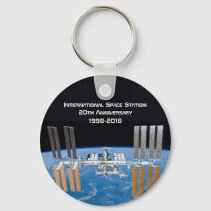 Chaveiro Aniversário do ISS da estação espacial
