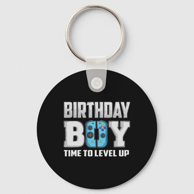 Chaveiro Aniversário, Hora Do Aniversário Para Aproximar O  (Frente)