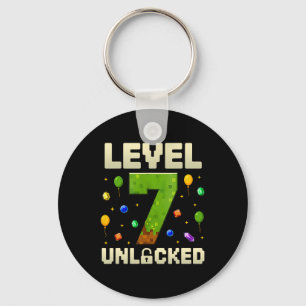 Chaveiro Aniversário Nível 7 7 de Aniversário Desbloqueado