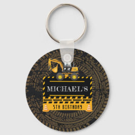 Chaveiro Aniversário Personalizado Em Construção