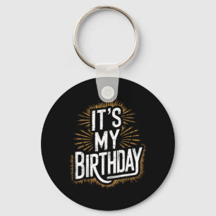Chaveiro Aniversário Vintage Distress Meninas e Meninos Dia