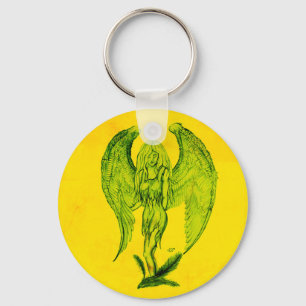 Chaveiro Anjo, Arte Lápis em Marmor Design