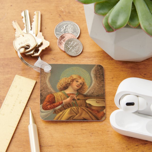 Chaveiro Anjo da Renascença Tocando Violino Melozzo da Forl (Mesa)