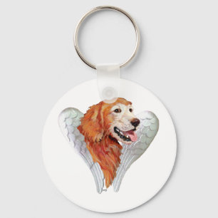 Chaveiro Anjo do Golden Retriever