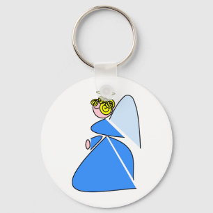 Chaveiro Anjo geométrico