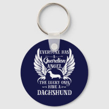 Anjo guardião do cão de estimação Dachshund