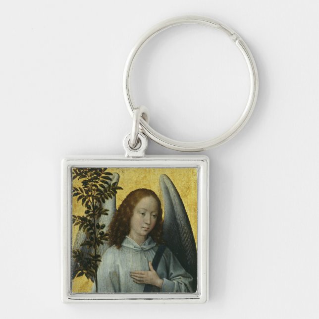Chaveiro Anjo que guardara um ramo de oliveira (Frente)