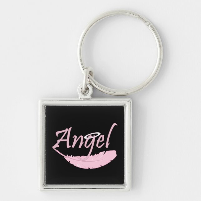 Chaveiro Anjo Rosa (Frente)