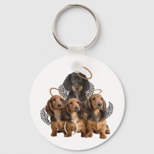 Chaveiro Anjos de Dachshund