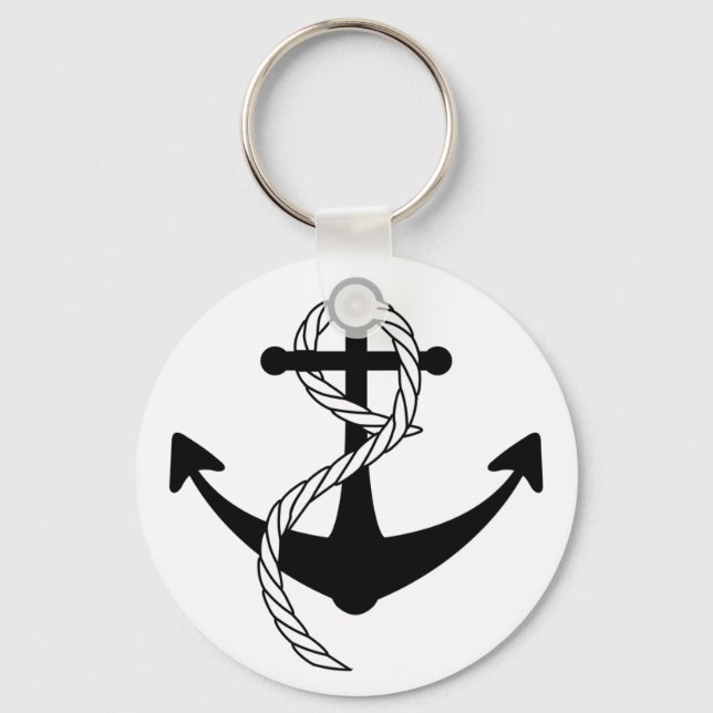 Chaveiro Anker schwarz weiss (Frente)