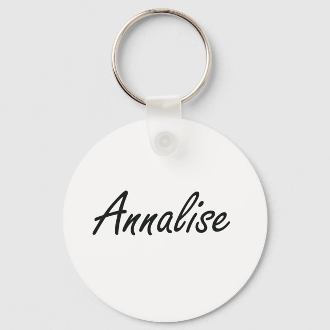 Chaveiro Annalise Artístico Name Design (Frente)