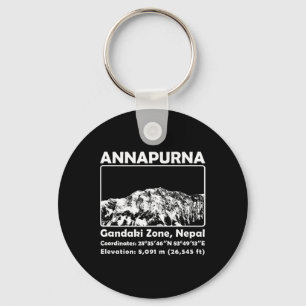 Chaveiro Annapurna Mif Nepal Montanha Trekking de Escalada