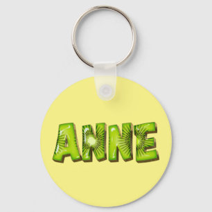 Chaveiro Anne Name Kiwi Design Schlüsselanhänger