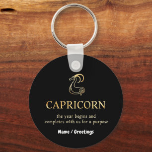 Chaveiro Ano de Capricórnio Começa & Termina Conosco Person