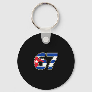 Chaveiro Ano de Nascimento da Bandeira Cuby Número 67