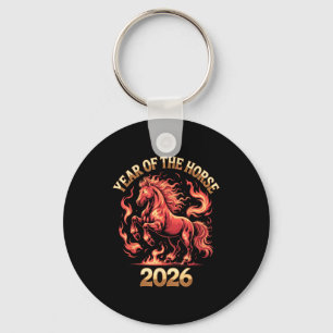Chaveiro Ano Do Cavalo 2026 Ano Novo Chinês Para Homens Rou