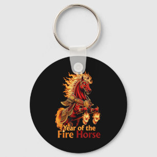 Chaveiro Ano do Cavalo de Fogo