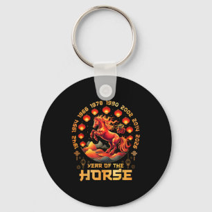 Chaveiro Ano do Cavalo de Fogo Ano Novo Chinês 2026 Decoraç