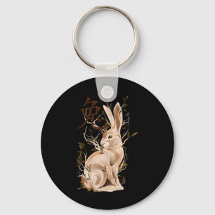 Chaveiro Ano do Coelho do Zodíaco Chinês Animal Signo Luna