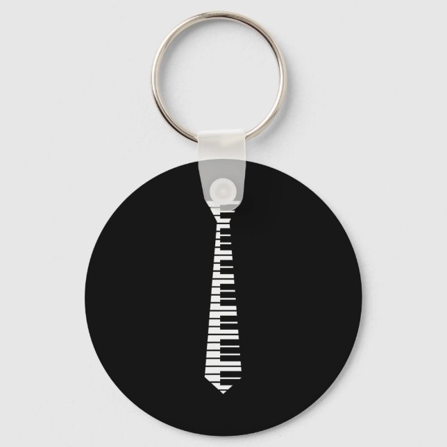 Chaveiro Ano Neck Tie Funny Humorous Keyboard Music Player  (Frente)