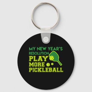 Chaveiro Ano novo 2018 de Pickleball do jogo da definição