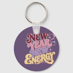 Chaveiro Ano Novo Nova Energia – Tendência Retro Ano Novo