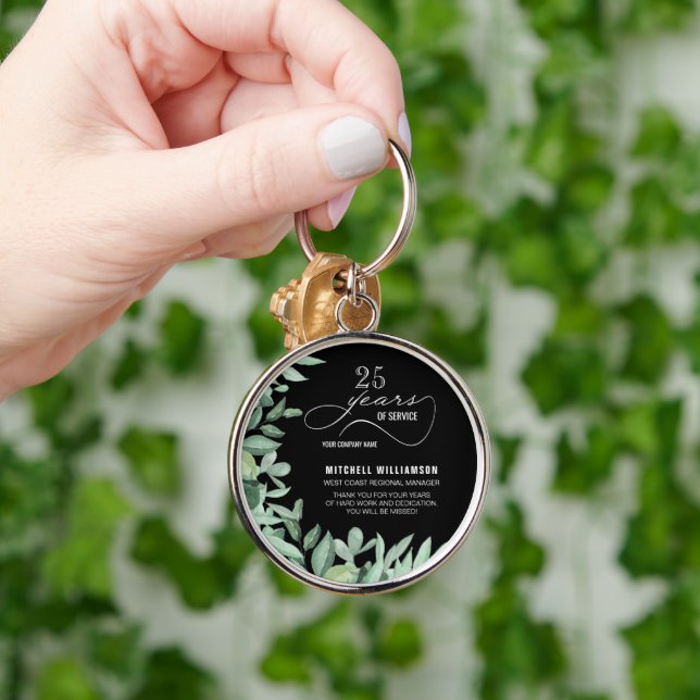 Chaveiro Anos de aposentadoria Greenery Keepsasasak (Mão)