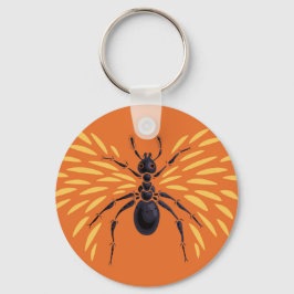 Chaveiro Ant Insect Lover Fiery Orange