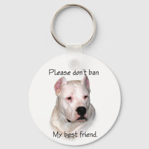 Chaveiro Anti-BSL Dogo Argentino