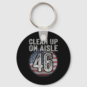 Chaveiro Anti Joe Biden Trump 2024 Back America Clean Up On