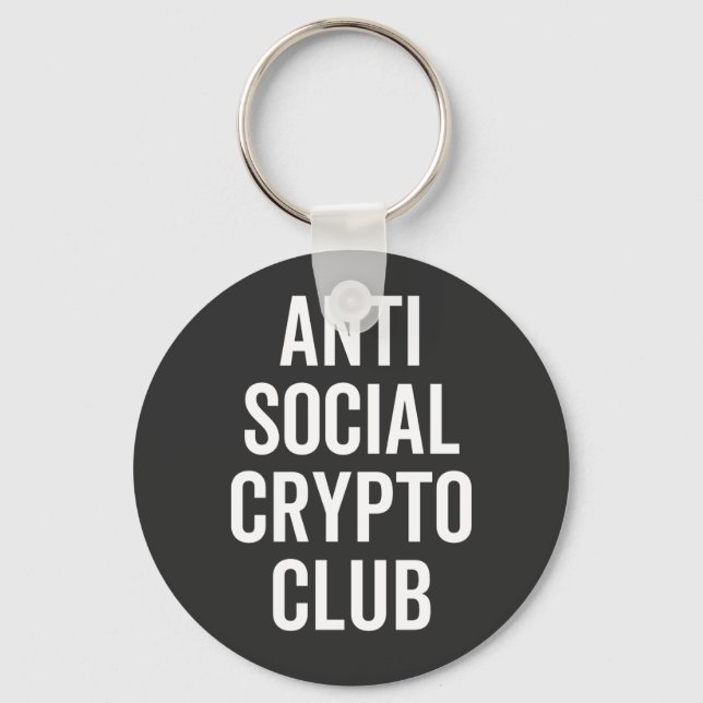 Chaveiro Anti Social Crypto Club (Frente)