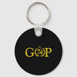 Chaveiro Anti Trump Gop _ Russo Republicano _ Político