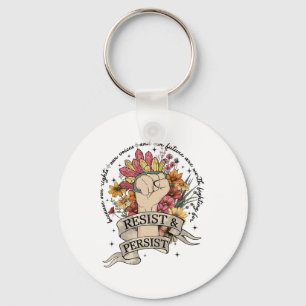 Chaveiro Anti-Trump Resiste Mulheres Direitos Protestos Igu