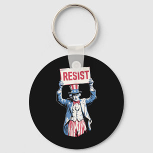 Chaveiro Anti-Trump Resistir Não É Meu Presidente 4 De Julh
