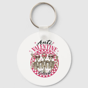 Chaveiro Anti Valentine Club Funny Dia de os namorados Vint