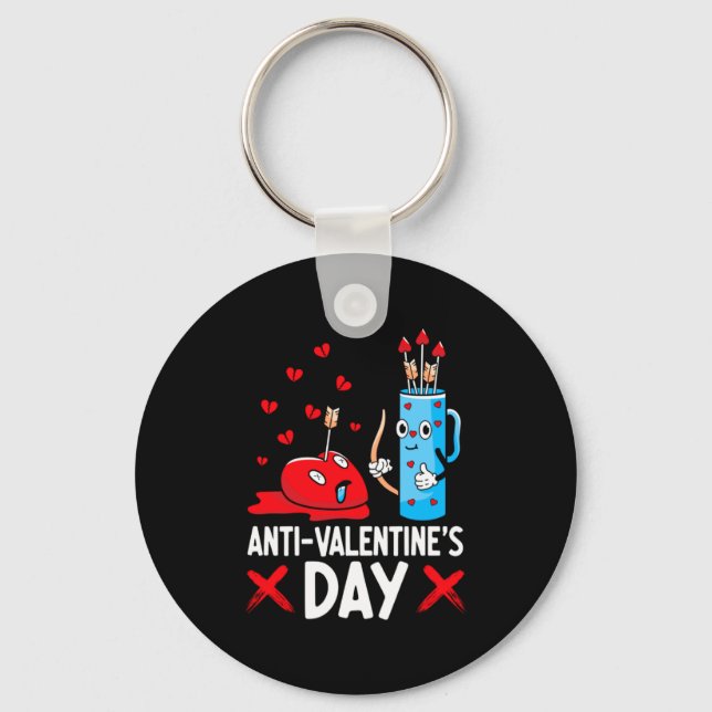 Chaveiro Anti Valentines Day Valentines Day Arrows Single  (Frente)