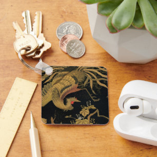 Chaveiro Anticorpo Clássico Japonês do Pássaro do ouro