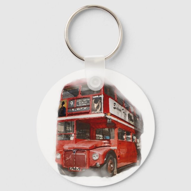 Chaveiro Antigo Red London Bus (Frente)