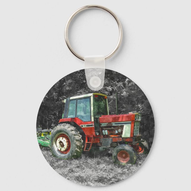 Chaveiro Antigo Trator Internacional Painterly (Frente)