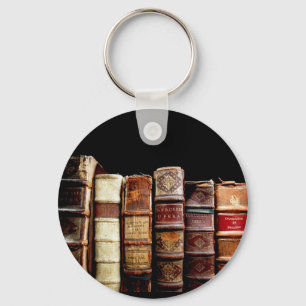 Chaveiro Antigos livros de Ligação de Couro do Design do 