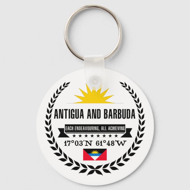 Chaveiro Antígua e Barbuda (Frente)