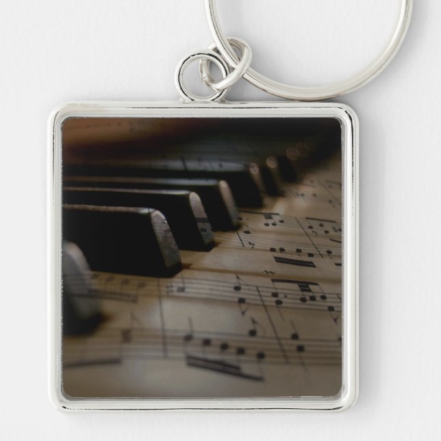 Chaveiro Antique Music Piano Keys (Frente)