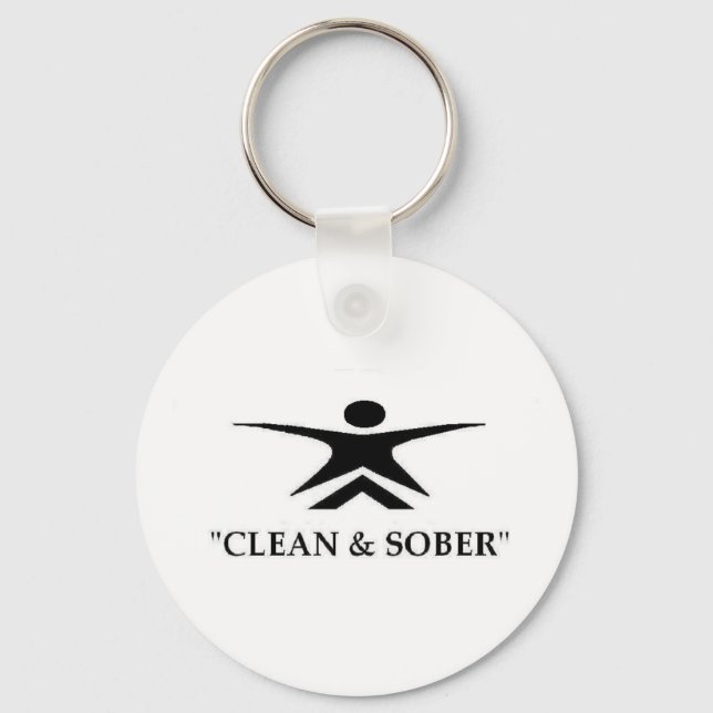 Chaveiro Anuemi Clean & Sober Keychain! (Frente)