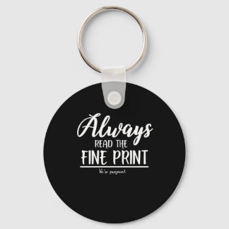 Chaveiro Anúncio De Gravidez Leia O Impressão