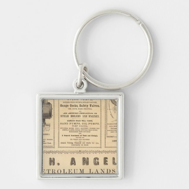 Chaveiro Anúncios em Nova Iorque (Frente)