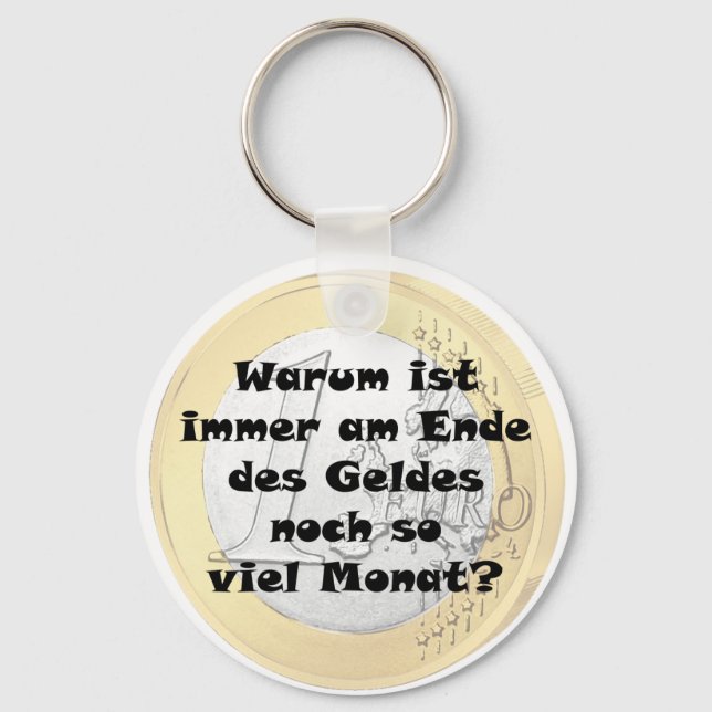 Chaveiro Ao fim do dinheiro do tanto mês aínda (Frente)