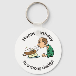Chaveiro Ao Pai: Feliz aniversário a um pai forte