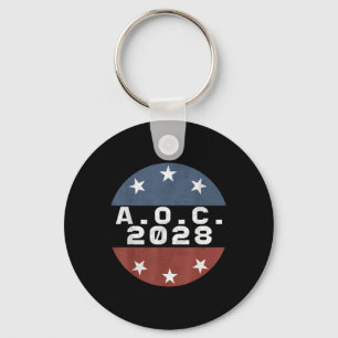 Chaveiro Aoc 2028 Pelo Presidente Alexandria Ocascio-cortez